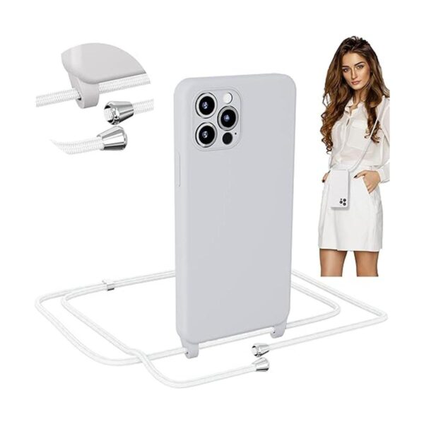 Blaspins Funda de teléfono con correa cruzada para iPhone_1