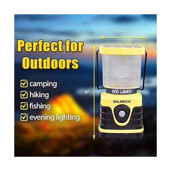 Blazin Linterna solar recargable de camping linterna