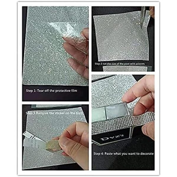 Bling Bling Bling Crystal Rhinestones Sticker DIY