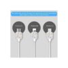 Bling Cargador de pared USB con cable de carga bloqueo_3