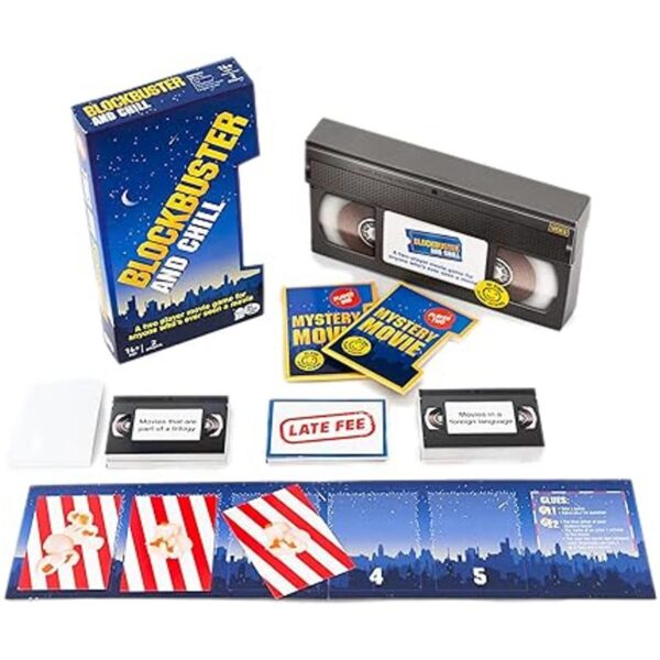 Blockbuster and Chill Juego de mesa de película para 2