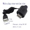 Blomiky Paquete de 2 cables de carga USB 9125 7.4 V 1.3 A_2