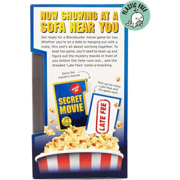 Blockbuster and Chill Juego de mesa de película para 2