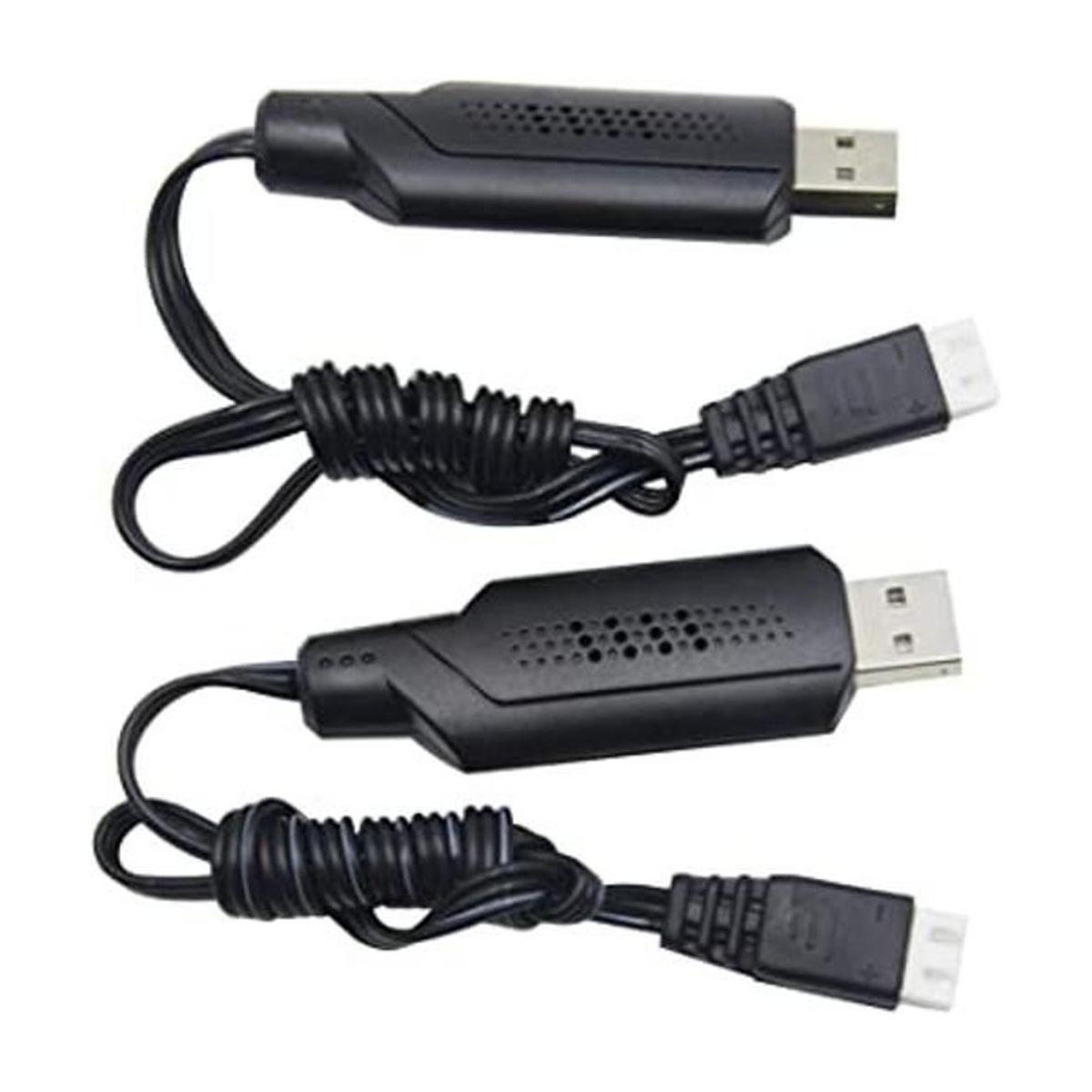 Blomiky Paquete de 2 cables de carga USB 9125 7.4 V 1.3 A
