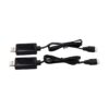 Blomiky Paquete de 2 cables de cargador de batería de_3