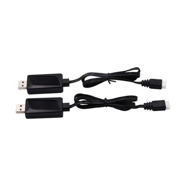 Blomiky Paquete de 2 cables de cargador de batería de_3