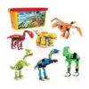 Bloques de construcción de dinosaurios juguete creativo_1