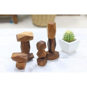 Bloques de equilibrio de madera meditación educativa_3