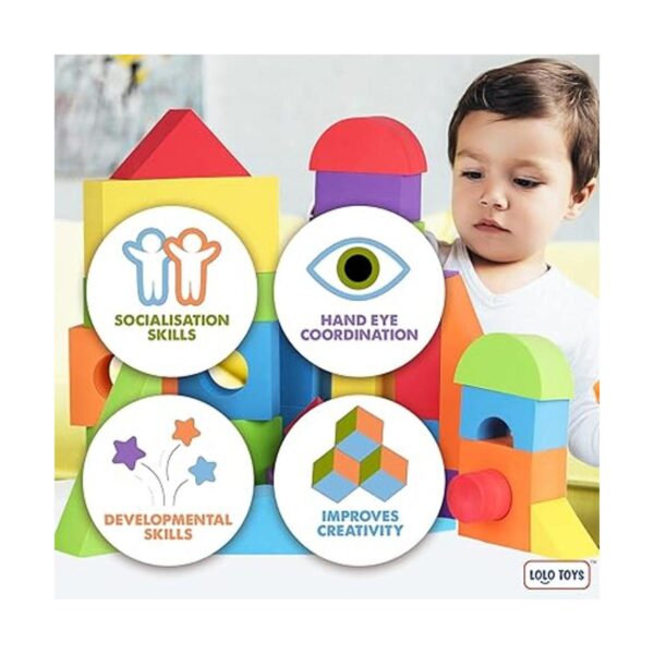 Bloques de espuma de construcción grandes para niños_5
