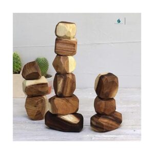 Bloques de equilibrio de madera meditación educativa_2