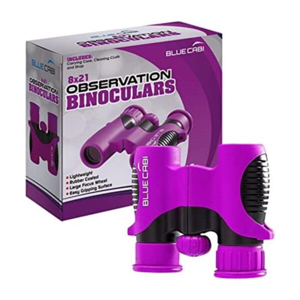 BlueCabi Prismáticos para niños de 8 x 21 Compactos_1