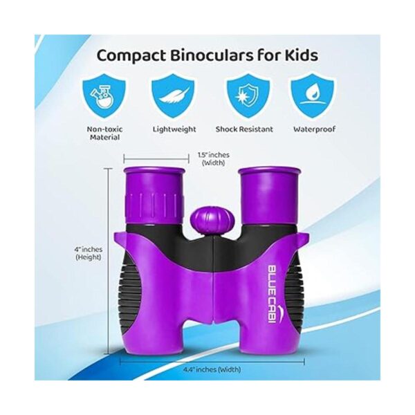 BlueCabi Prismáticos para niños de 8 x 21 Compactos_2