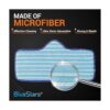 Blue Stars Almohadilla de microfibra para limpiador de_6