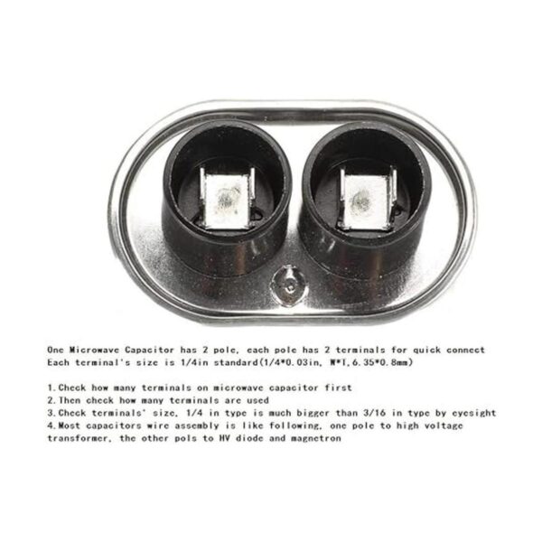BlueCatELE Condensador universal para microondas de 14 en