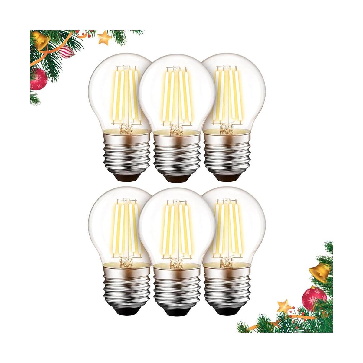 BlueStars Bombilla LED estilo Edison G45 E26 120 V 5 W