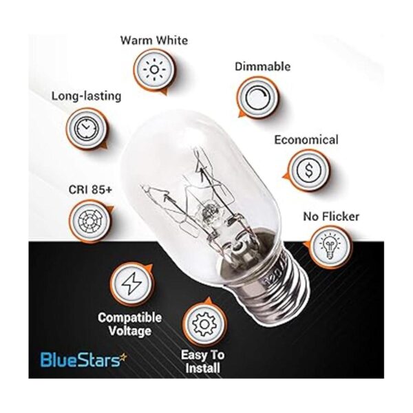 BlueStars Bombillas incandescentes E12 T20 de 120 V y 25_2