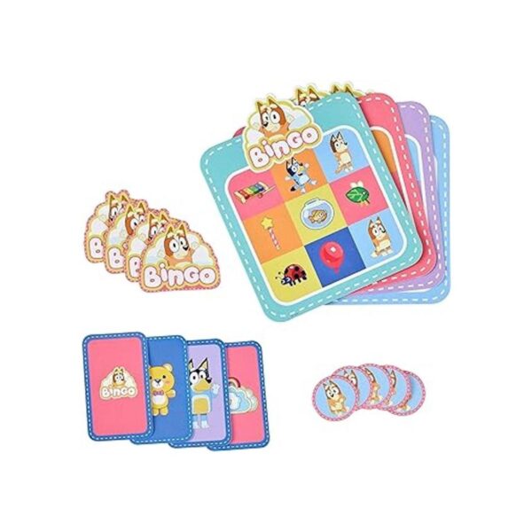 Bluey Juego de cartas de bingo de Bingo Divertido juego_3