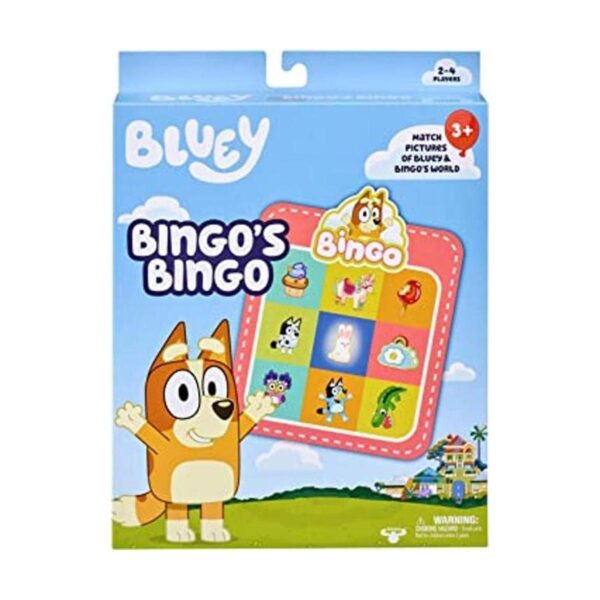 Bluey Juego de cartas de bingo de Bingo Divertido juego_1