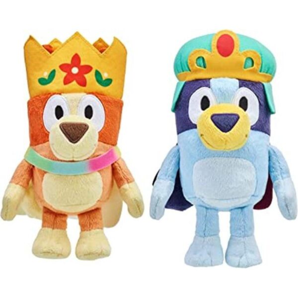 Bluey Friends Paquete de peluche Royal Bluey Bingo_1