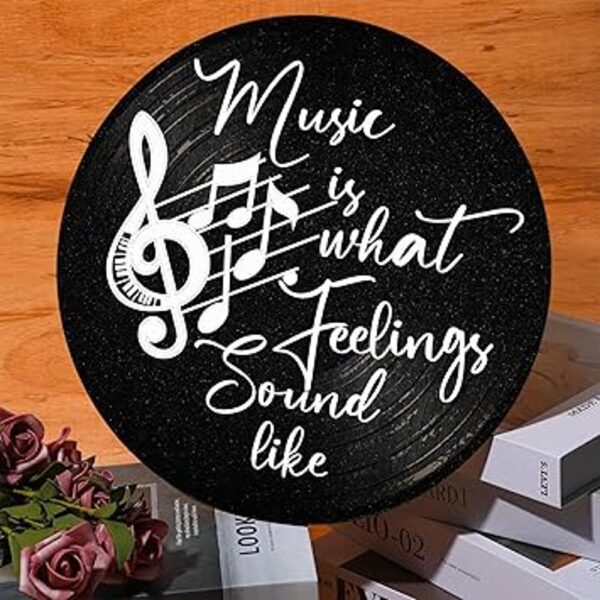 Blulu Music is What Feelings Sound Like Wood Vinyl Records