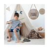 Blulu Letrero de cueva de Little Man de 12 x 12 pulgadas