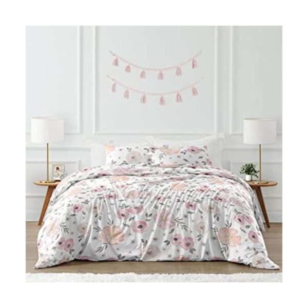 Blush Rosa Color Gris y Blanco Shabby Chic Acuarela_1
