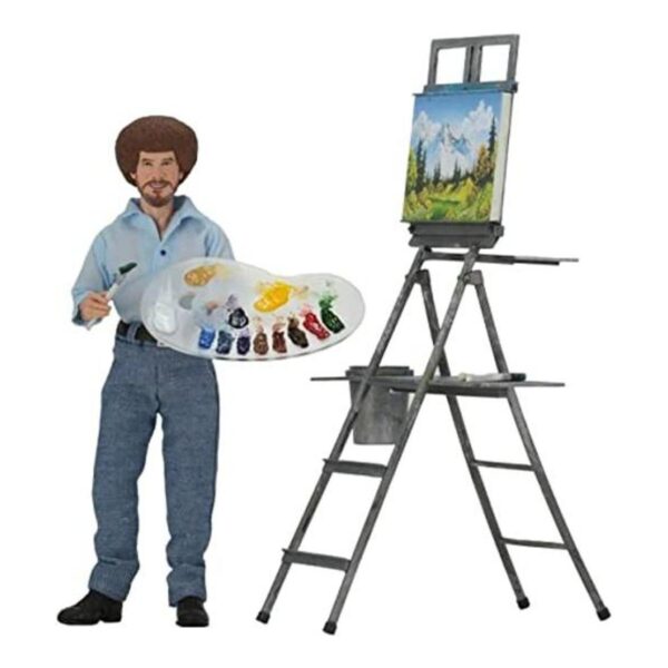 Bob Ross Figura de acción vestida de 8 pulgadas Bob_1