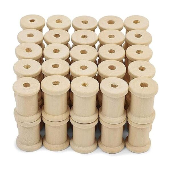 Bobinas de madera vacías para manualidades 075 x 1_4