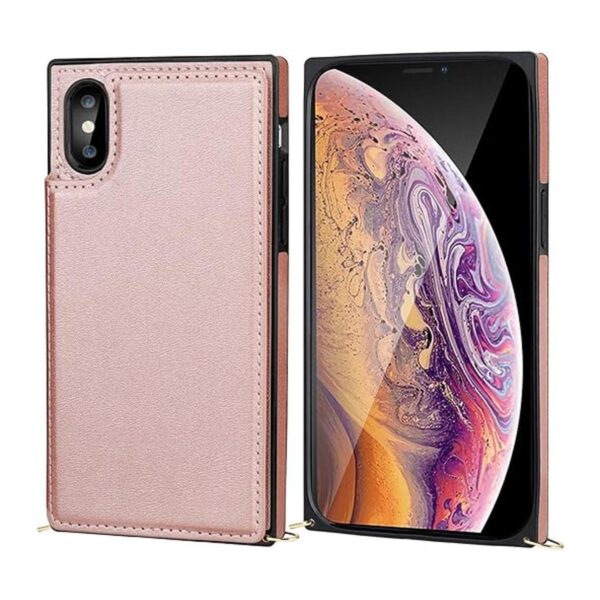Bocasal Funda cruzada tipo cartera para iPhone Xs Max_2