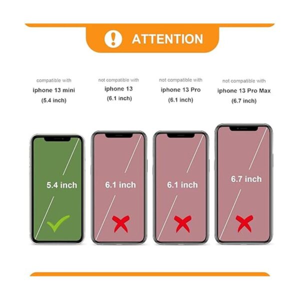 Bocasal Funda tipo billetera desmontable para iPhone 13_2