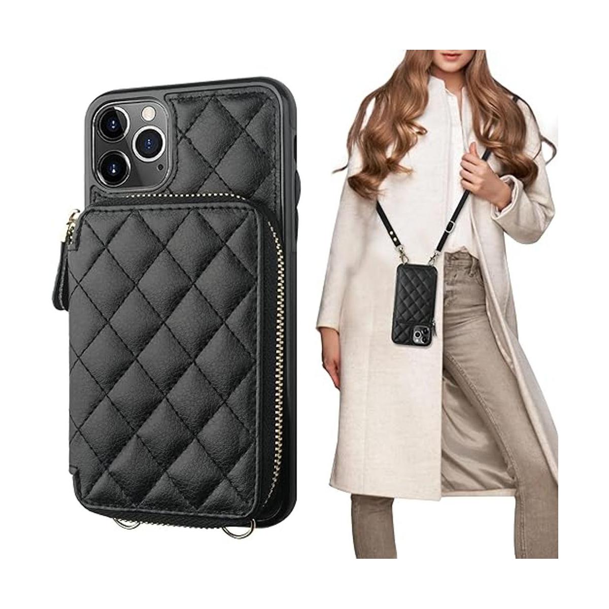 Bocasal Funda tipo cartera cruzada para iPhone 11 Pro Max