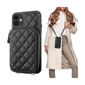 Bocasal Funda tipo cartera cruzada para iPhone 11 con_1