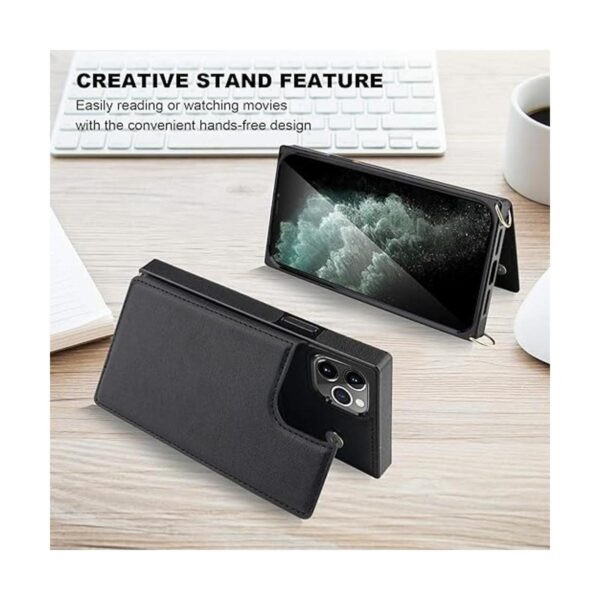 Bocasal Funda tipo cartera cruzada para iPhone 11 Pro_5