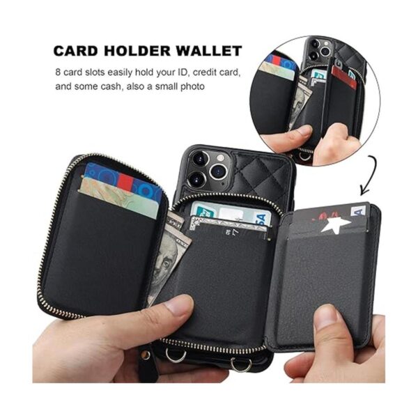 Bocasal Funda tipo cartera cruzada para iPhone 11 Pro Max_4