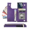 Bocasal Funda tipo cartera cruzada para iPhone 13 Pro con_3