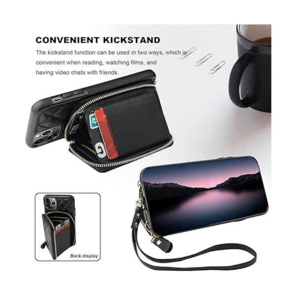Bocasal Funda tipo cartera cruzada para iPhone 11 Pro Max_5