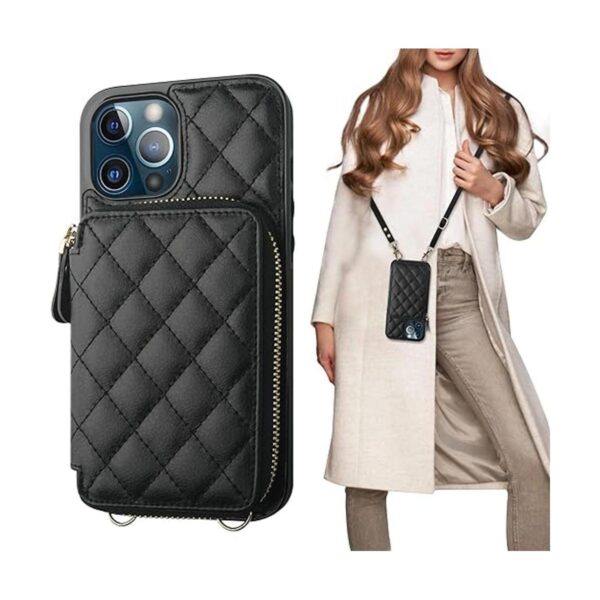 Bocasal Funda tipo cartera cruzada para iPhone 12 Pro Max_1