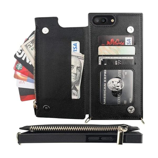 Bocasal Funda tipo cartera cruzada para iPhone 7 Plus8_3