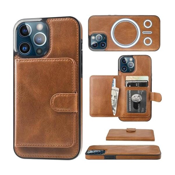 Bocasal Funda tipo cartera para iPhone 13 Pro Max_1