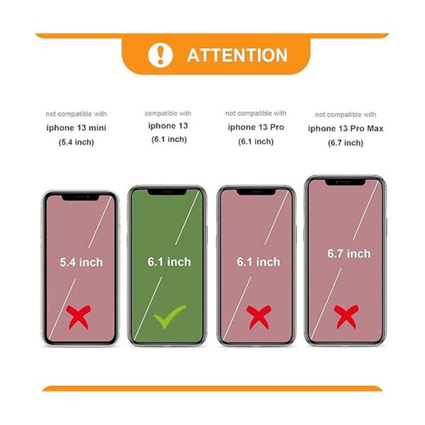 Bocasal Funda tipo cartera para iPhone 13 compatible con_2