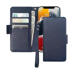 Bocasal Funda tipo cartera para iPhone 13 Pro 5G de piel_1