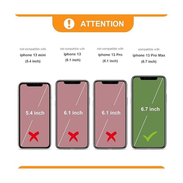 Bocasal Funda tipo cartera para iPhone 13 Pro Max_2