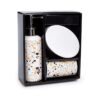 Bodico Juego de accesorios de baño 3 piezas 8.0 x 7.0