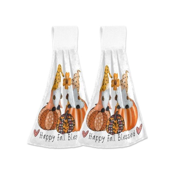 Boccsty Toallas de cocina colgantes con estampado de piel