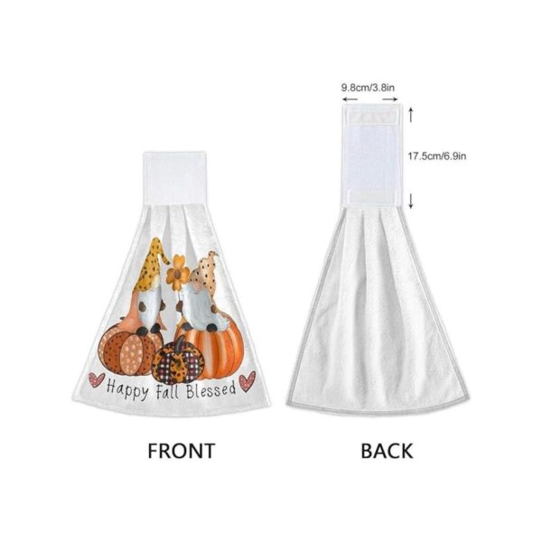 Boccsty Toallas de cocina colgantes con estampado de piel