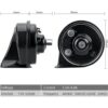 Bocina de coche compatible con Ford 12 V impermeable_5