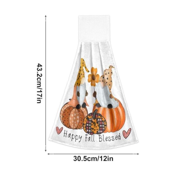 Boccsty Toallas de cocina colgantes con estampado de piel