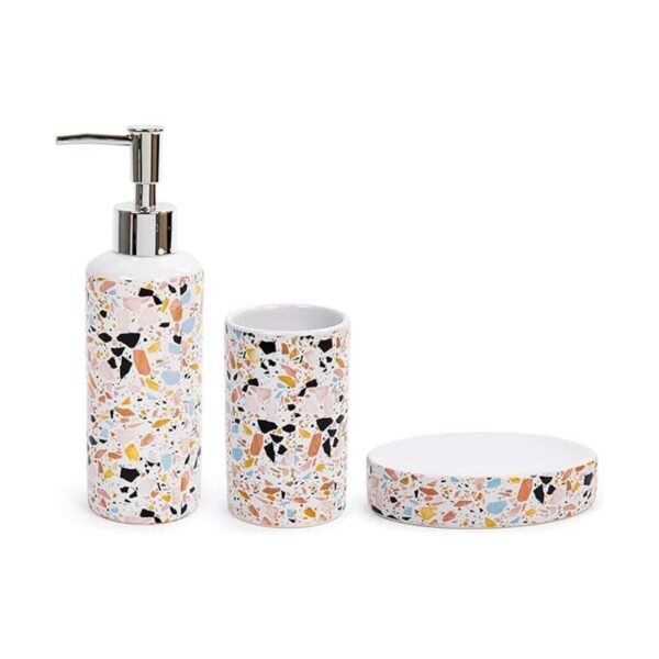 Bodico Juego de accesorios de baño 3 piezas 8.0 x 7.0
