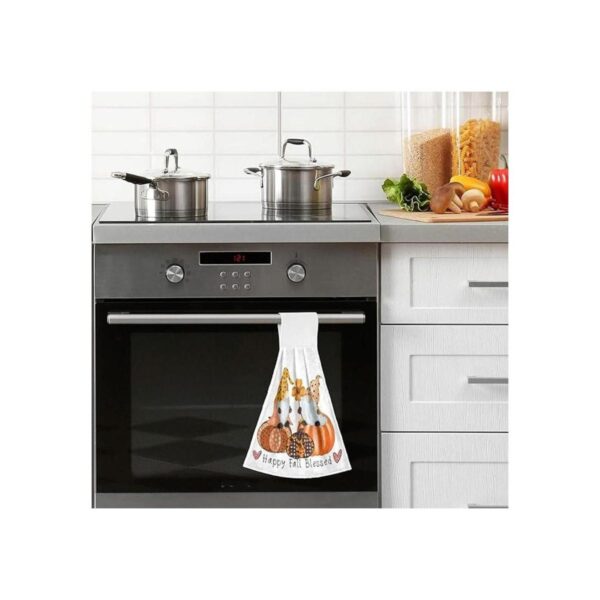 Boccsty Toallas de cocina colgantes con estampado de piel