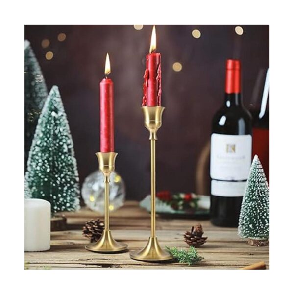 Bochino Candelabros cónicos juego de 6 portavelas de